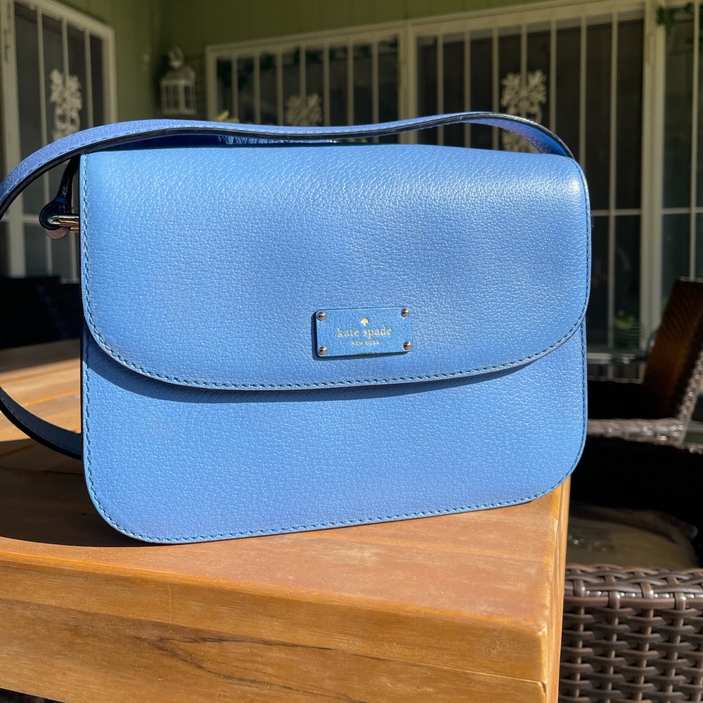 Kate Spade blue crossbody bag